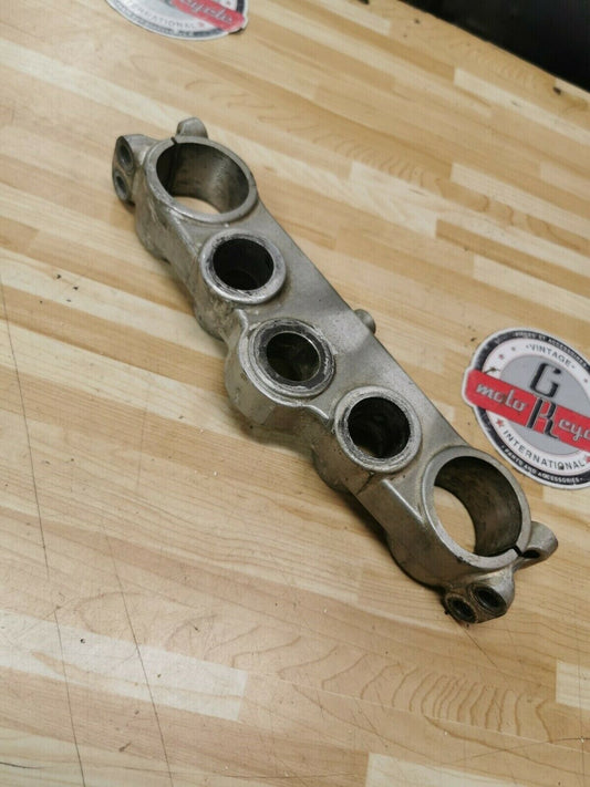 Kawasaki KX500 1987 steering stem triple clamp tree top bridge upper holde KX250