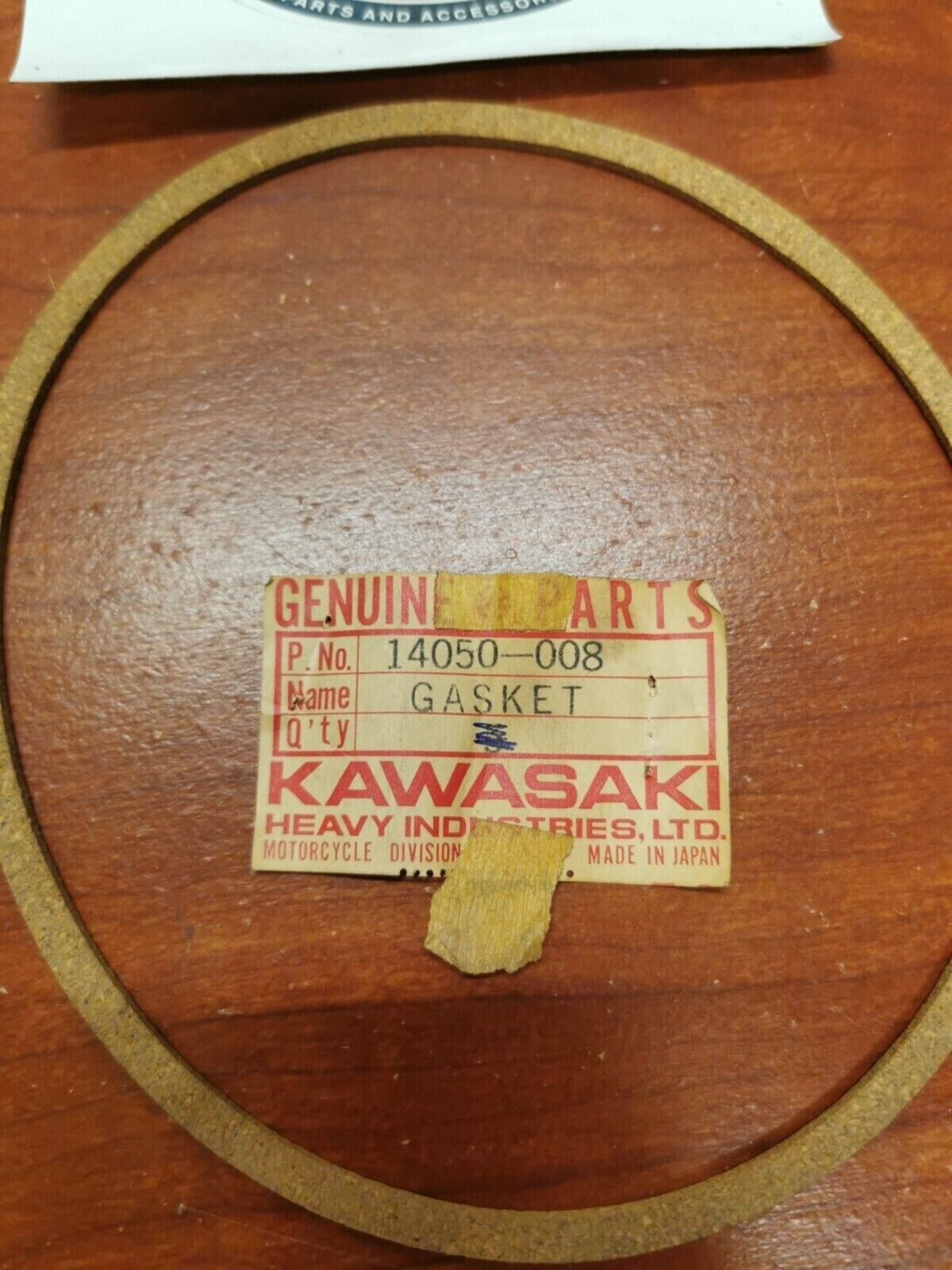 NOS Kawasaki H1 H2 KH500 POINT CAP GASKET 14050-008 K36