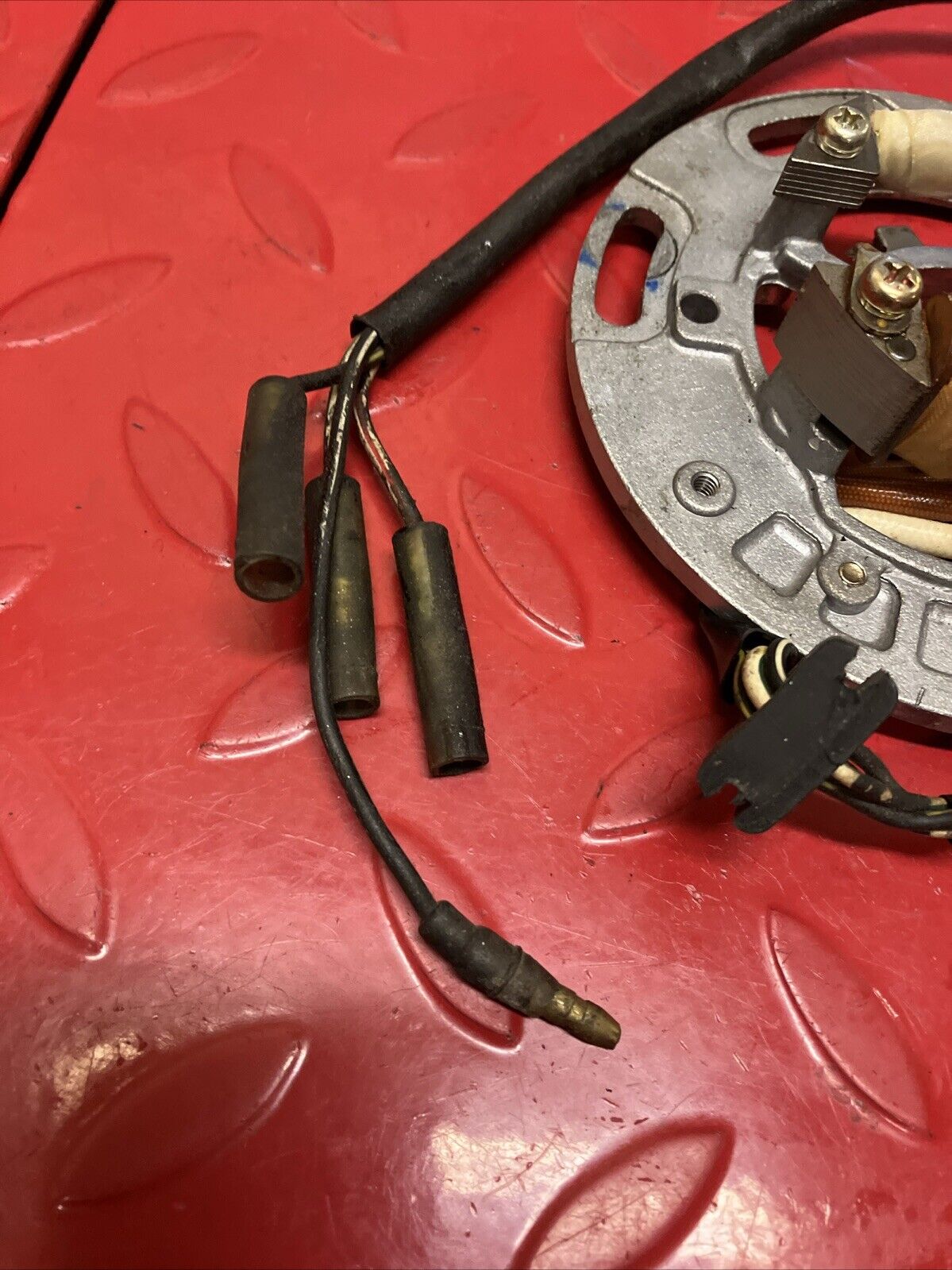 Kawasaki KX125 1987 Stator flywheel rotor generator magneto alternator coil
