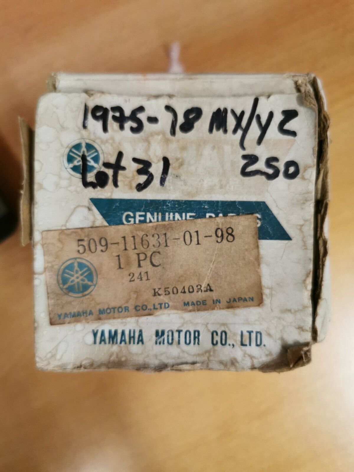 NOS YAMAHA MX250 YZ250 1975 - 1978 PISTON STD 509-11631-01-96 Y46