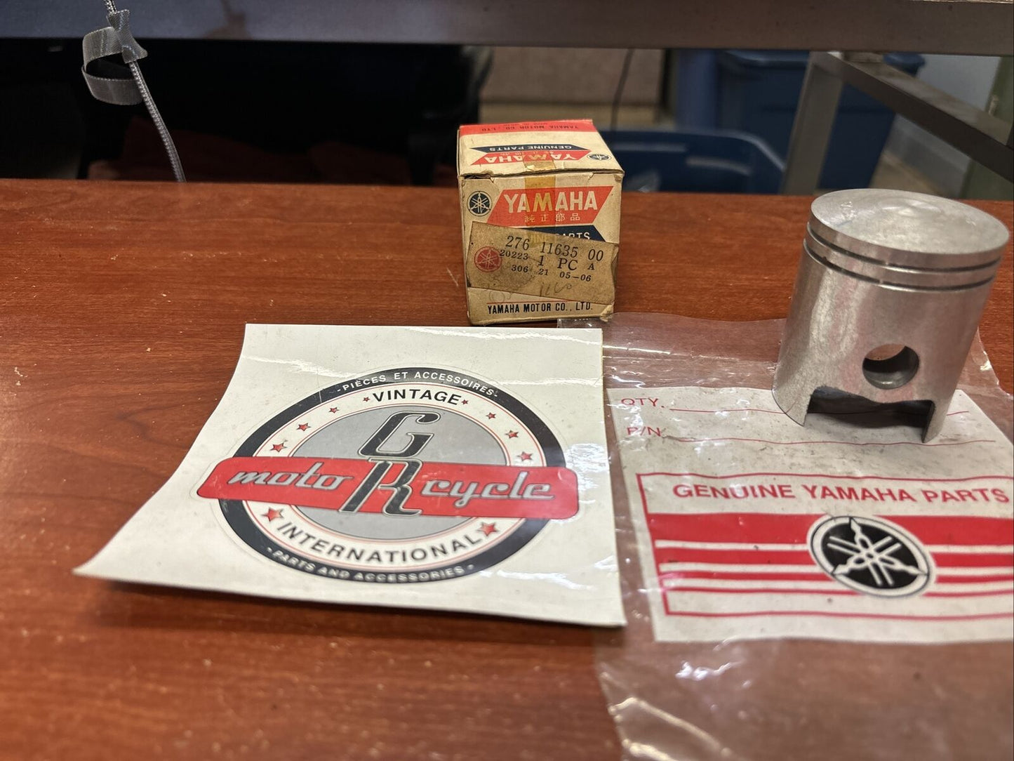 NOS Yamaha 1969 1970 HT1 PISTON O/S 0.25 276-11635-00-00 Y176