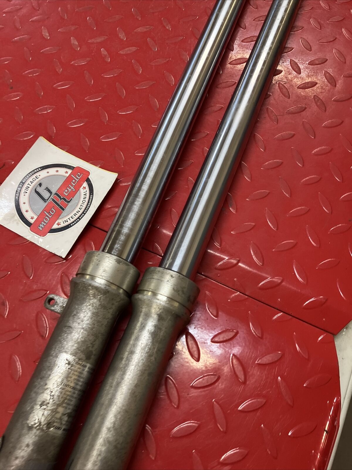 Suzuki RM125 1983 Front fork suspension damper shock absorber 2