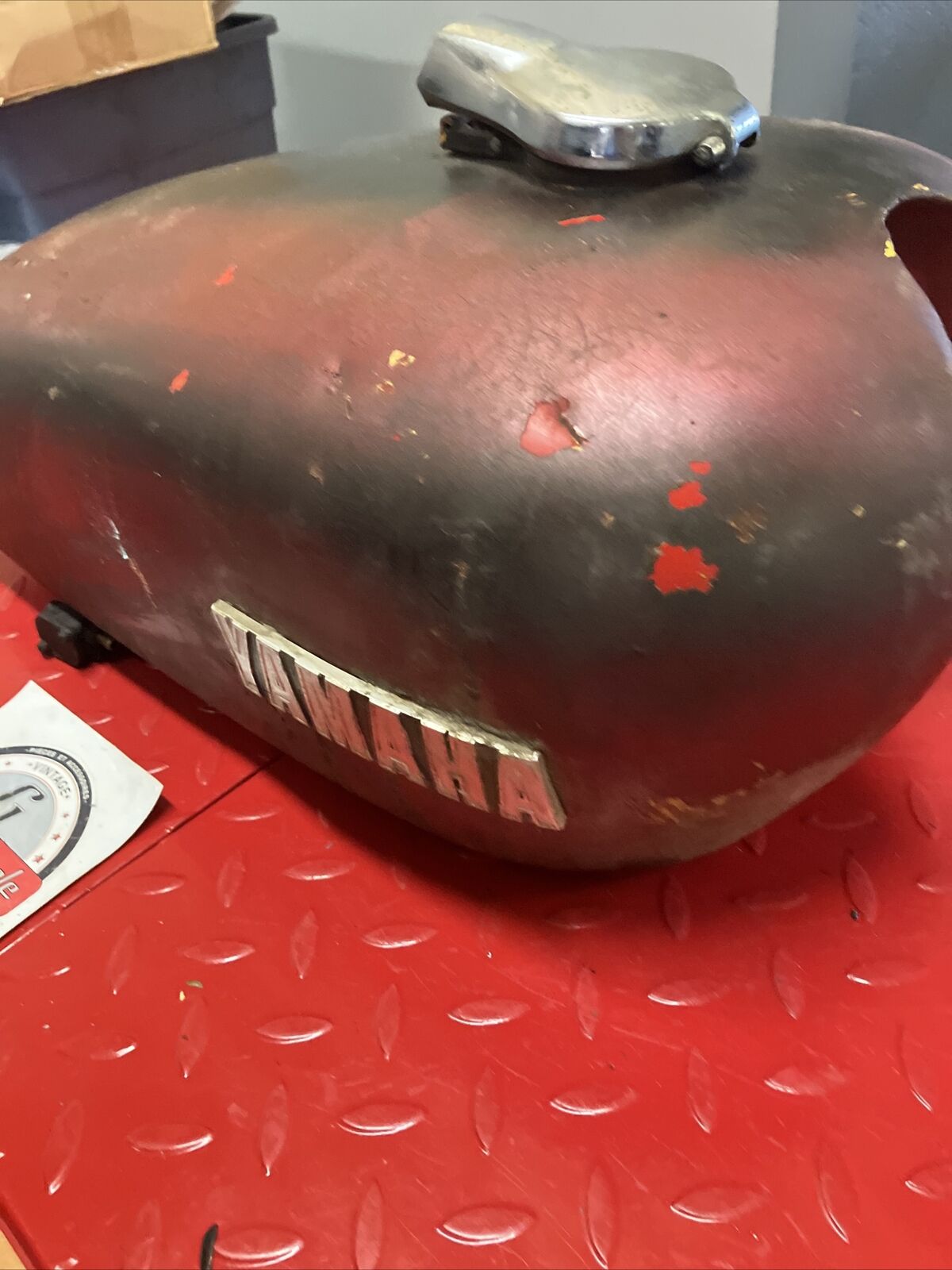 Yamaha TX750 1973 Fuel tank gas petrol reservoir