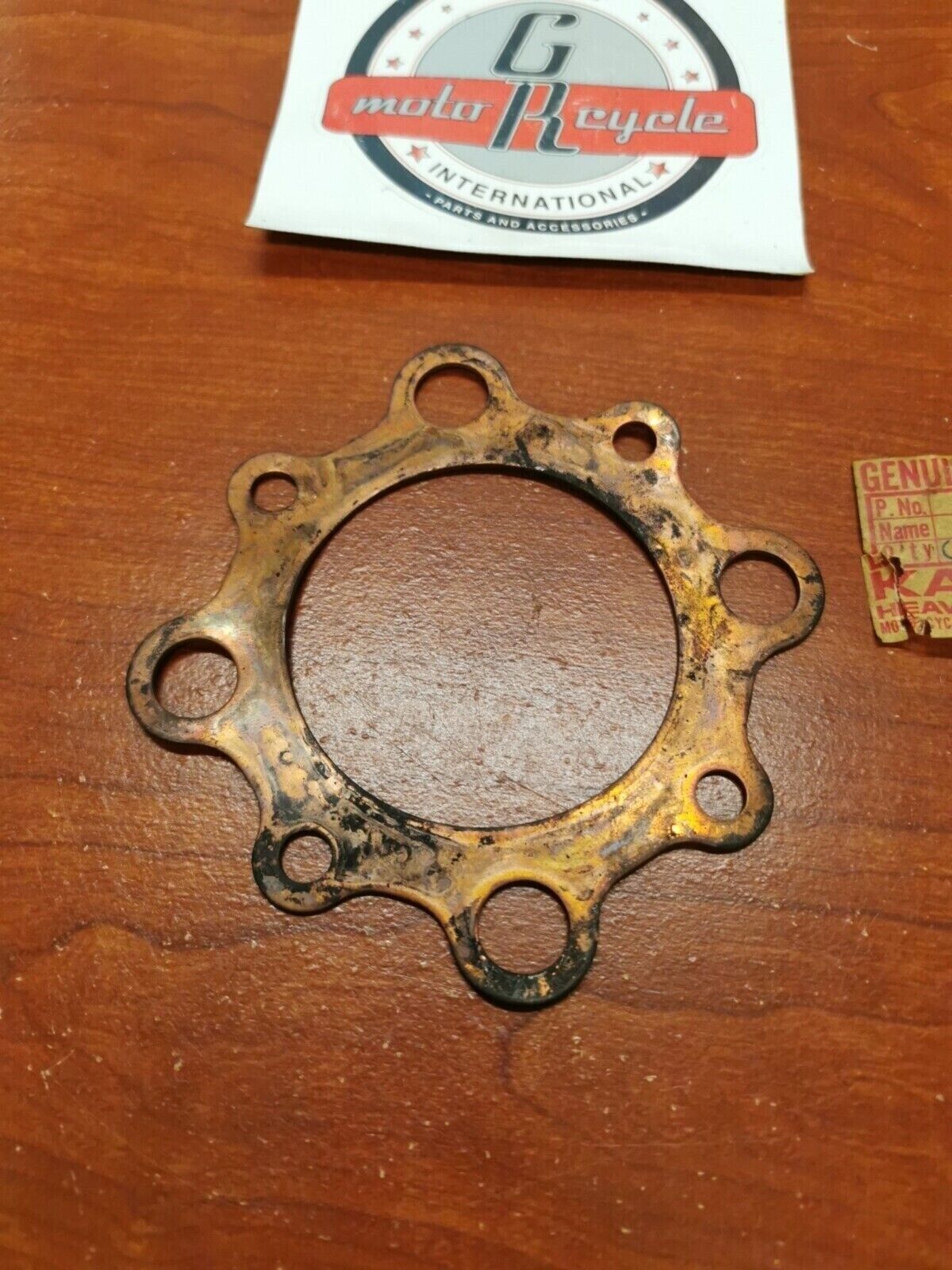 NOS Kawasaki 1973 F12 1974 KX450 CYLINDER HEAD GASKET 11004-059 K36