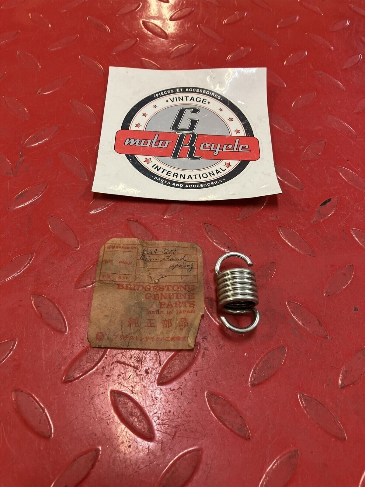 NOS Bridgestone Kickstand Sidestand kick side main stand spring 3624-5000 A1