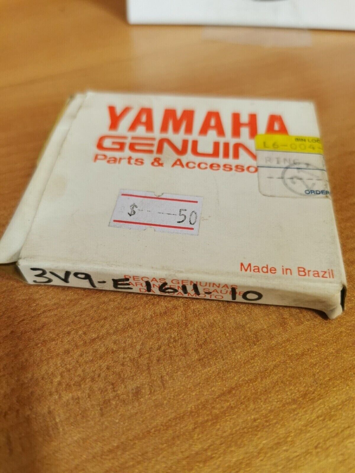 NOS YAMAHA RT180 1990 - 1998 PISTON RING SET 3V9-E1611-10-00 Y48