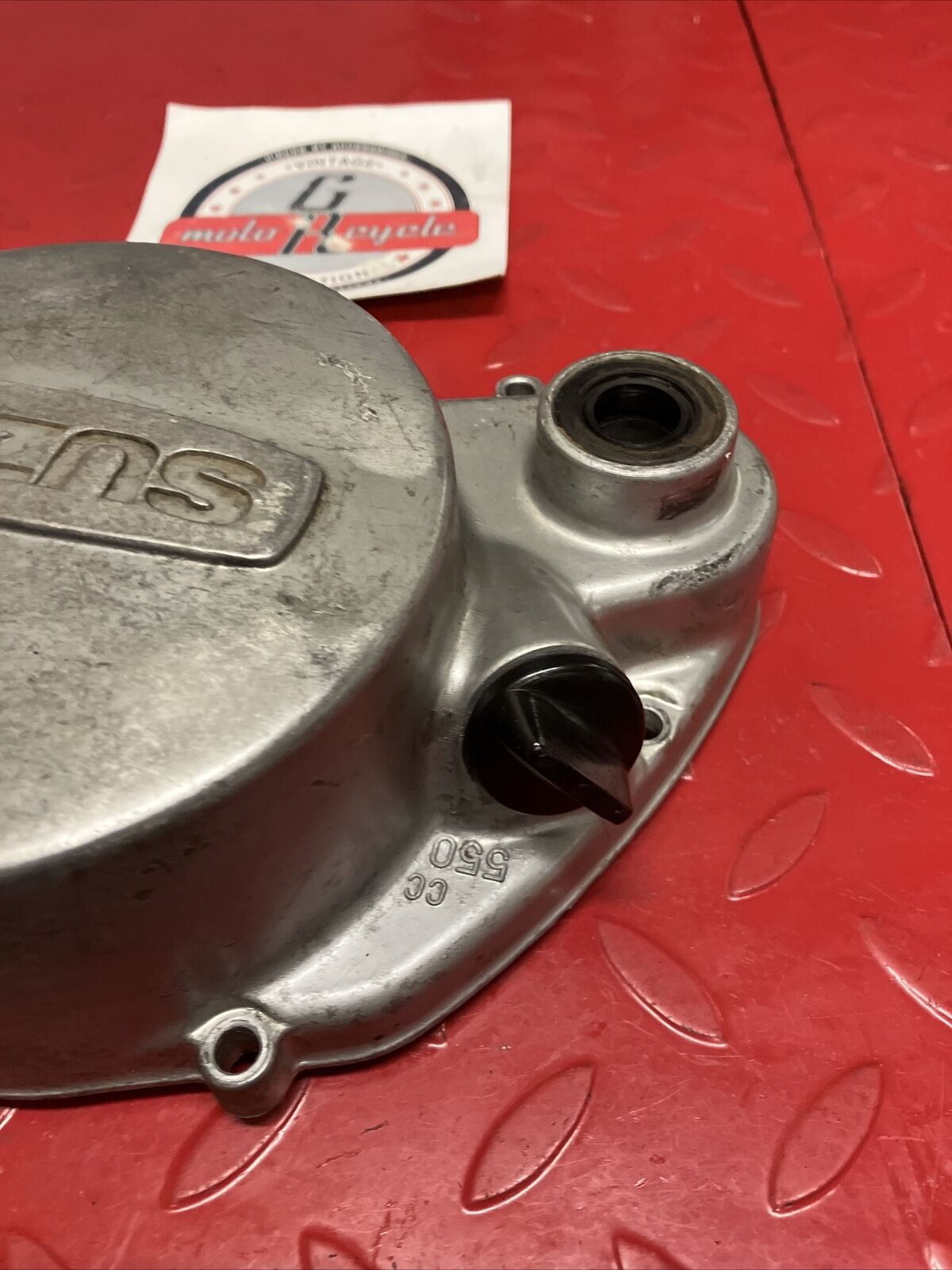 Suzuki TC125 1972 Right crankcase clutch cover TS125