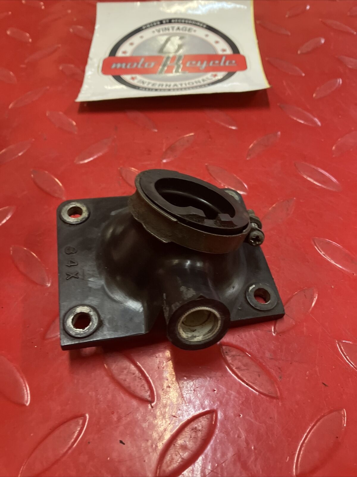Yamaha DT200 1984 reed valve intake manifold carburetor joint boot