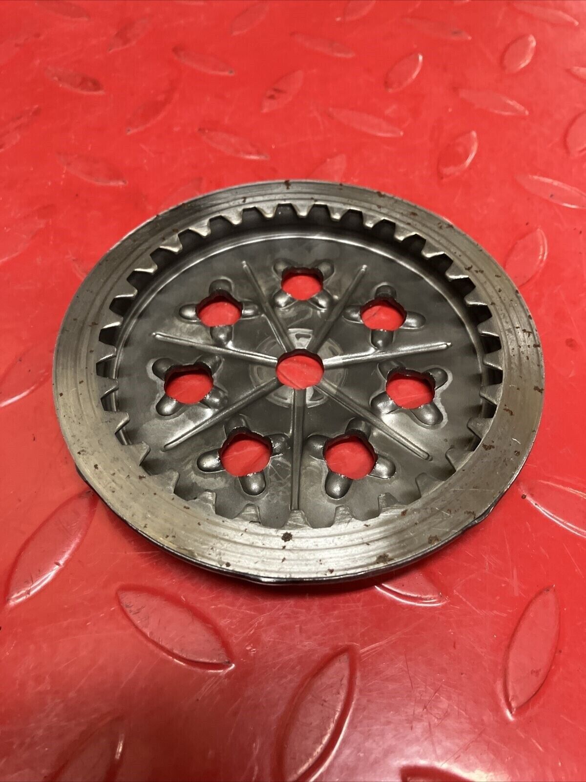 Suzuki DS100 1978 complete clutch assy basket hub pressure plate