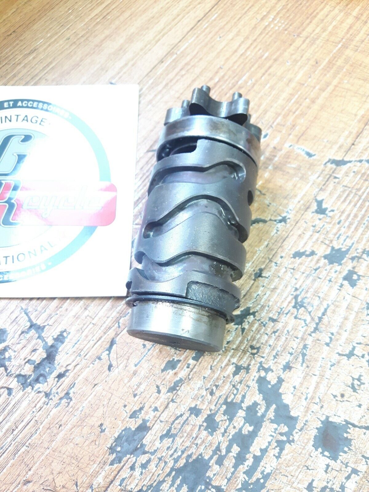 Yamaha YZ125 1986 transmission shift cam gearshift gear drum 1986 - 1990 87 89