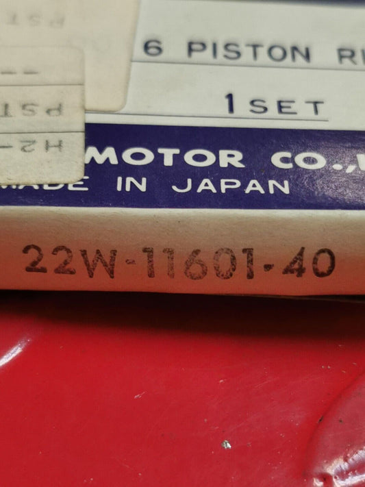 NOS YAMAHA Piston Ring SET 4th 22W-11601-40-00 Y32