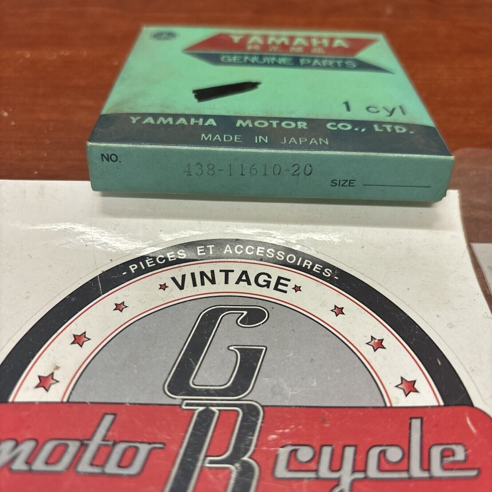 NOS Yamaha 1974 - 1976 DT250 PISTON RING O/S 0.50 438-11610-20-00 Y174