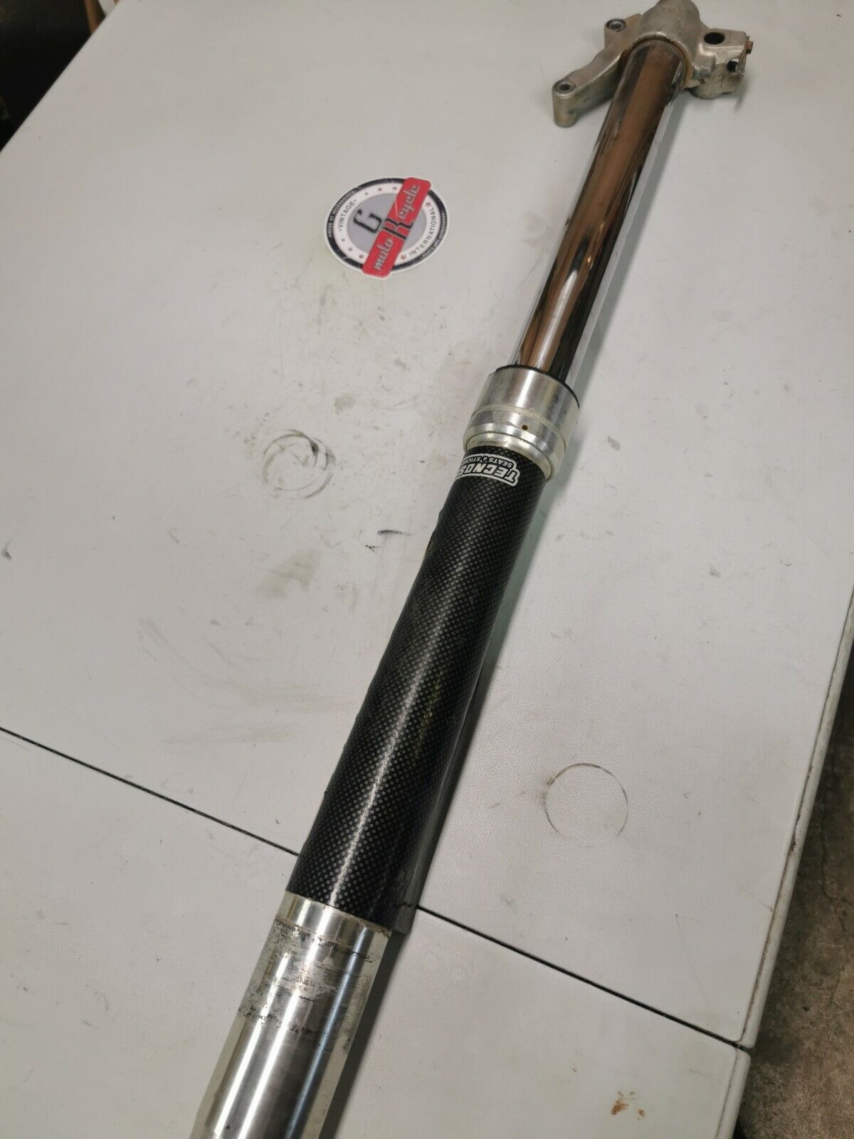 Suzuki RM125 1991 Left front fork suspension damper shock absorber