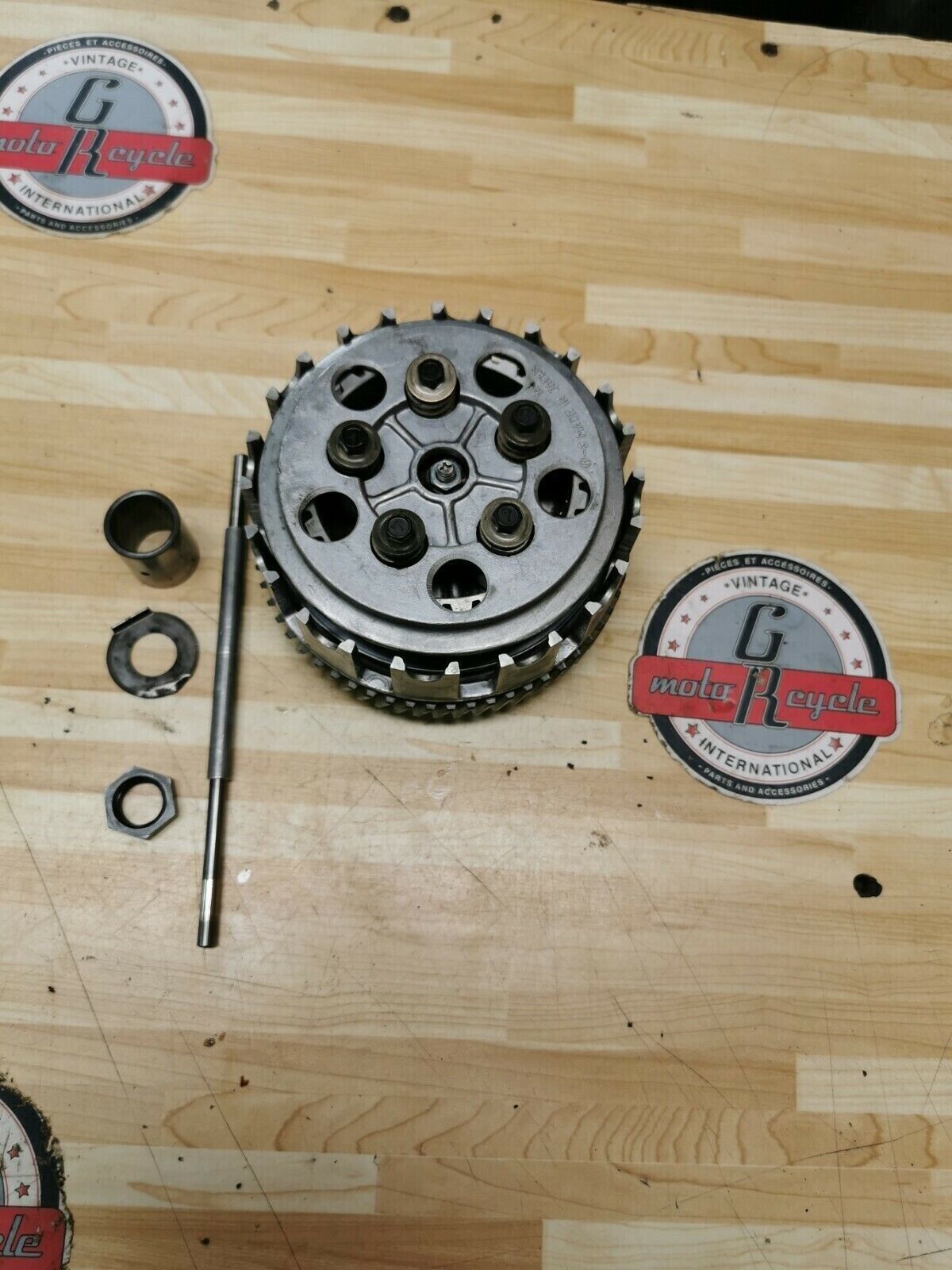 Suzuki DR100 1985 complete clutch basket hub pressure plate 21200-05863