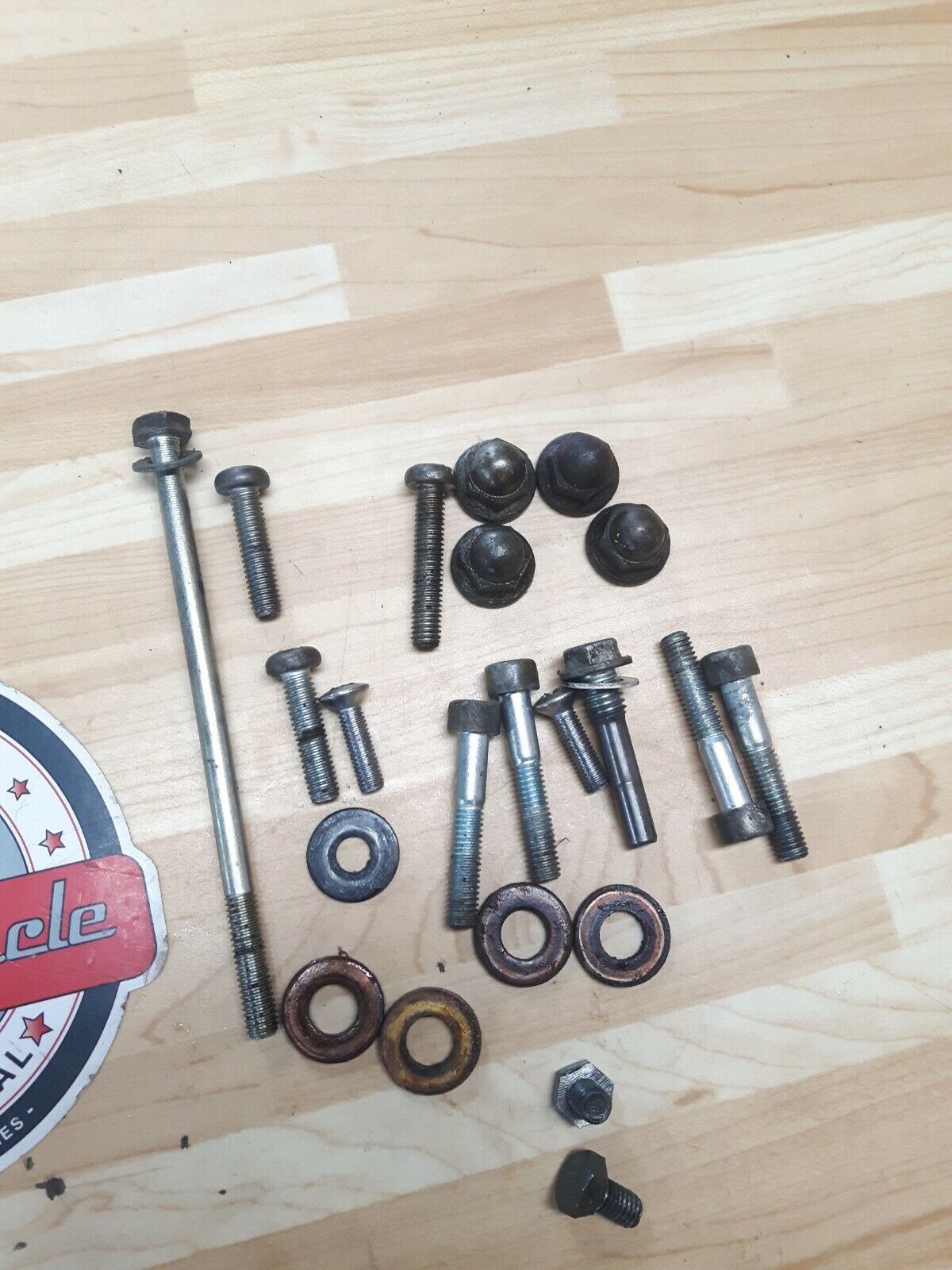 Honda CT125 1977 cylinder head cover bolt nut hardware misc motor top end