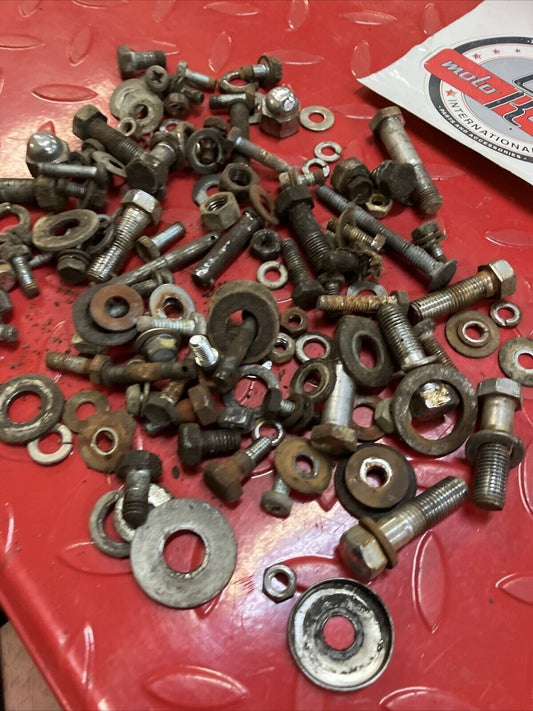 Kawasaki G5 1972 frame misc hardware bolt nut collar spacer