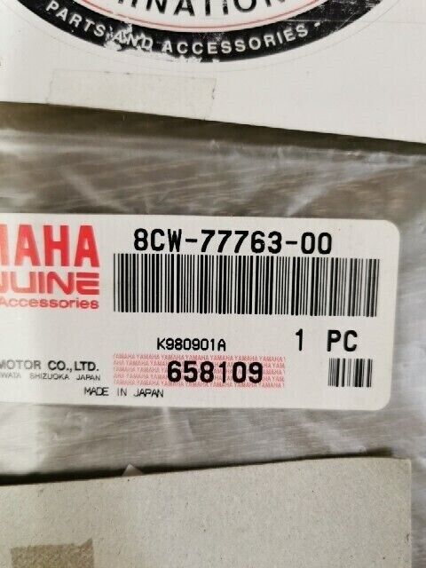 NOS YAMAHA VMAX DELUXE VX600 VX700 2001 LABEL WARNING 3 8CW-77763-00-00 Y108