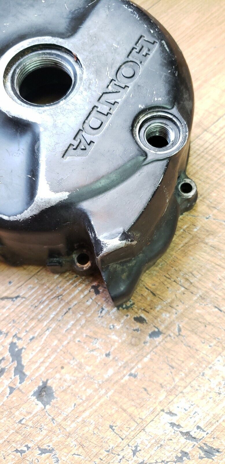 Honda XL350R 1985 left stator alternator magneto crankcase cover