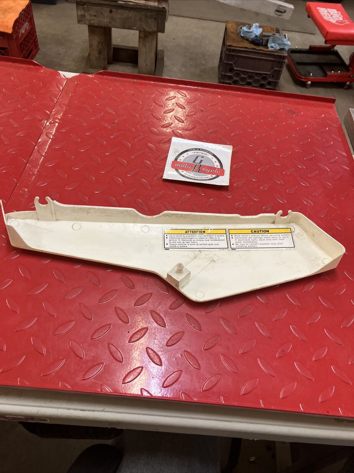 Yamaha DT50 Right side cover panel