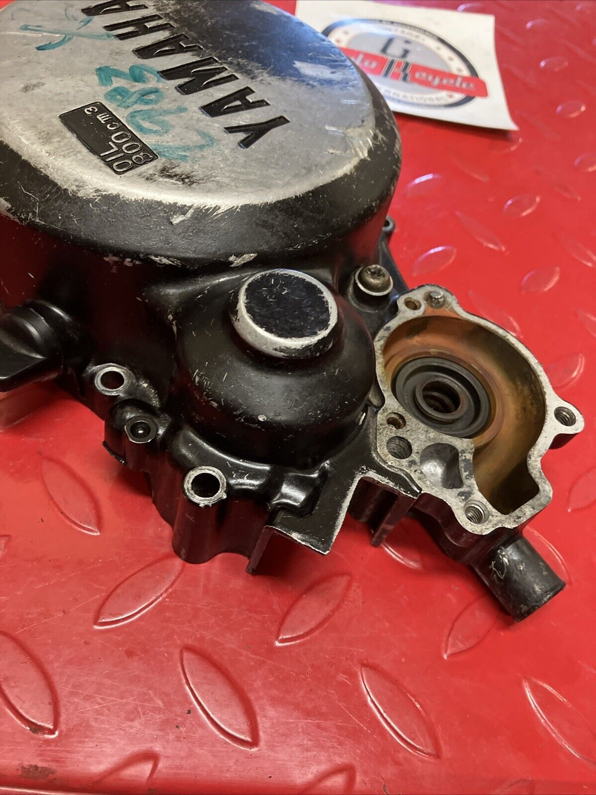Yamaha YZ125 1983 Left crankcase clutch cover 1984 1985