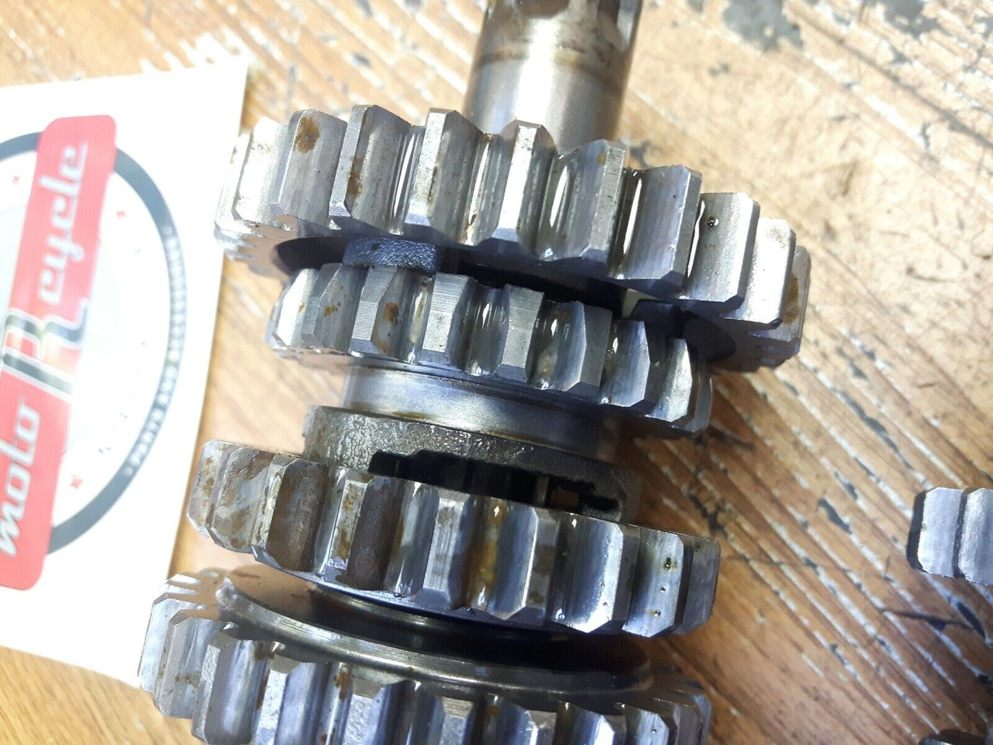 Yamaha YZ125 1986 tranny transmission input ouput main counter shaft drive axle