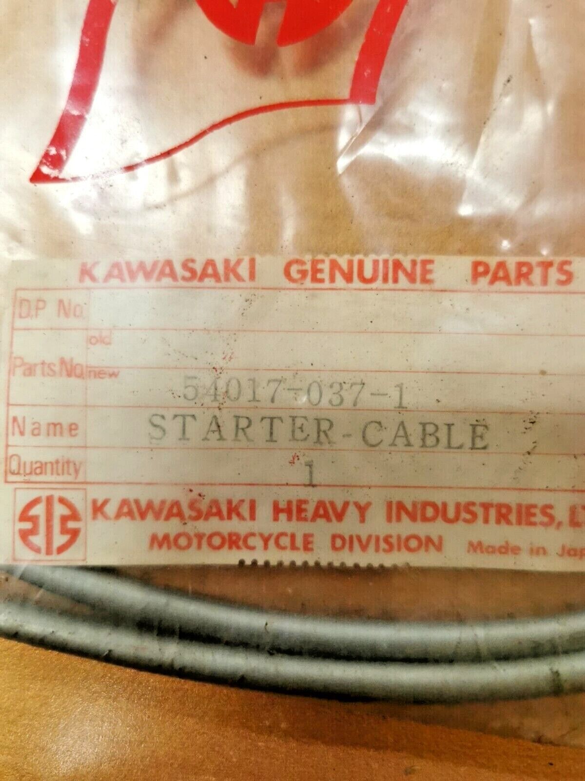 NOS KAWASAKI F5 Starter Cable 54017-037 K8
