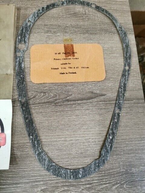 NOS TRIUMPH T120 TR6 1963 UP PRIMARY CHAINCASE GASKET A5