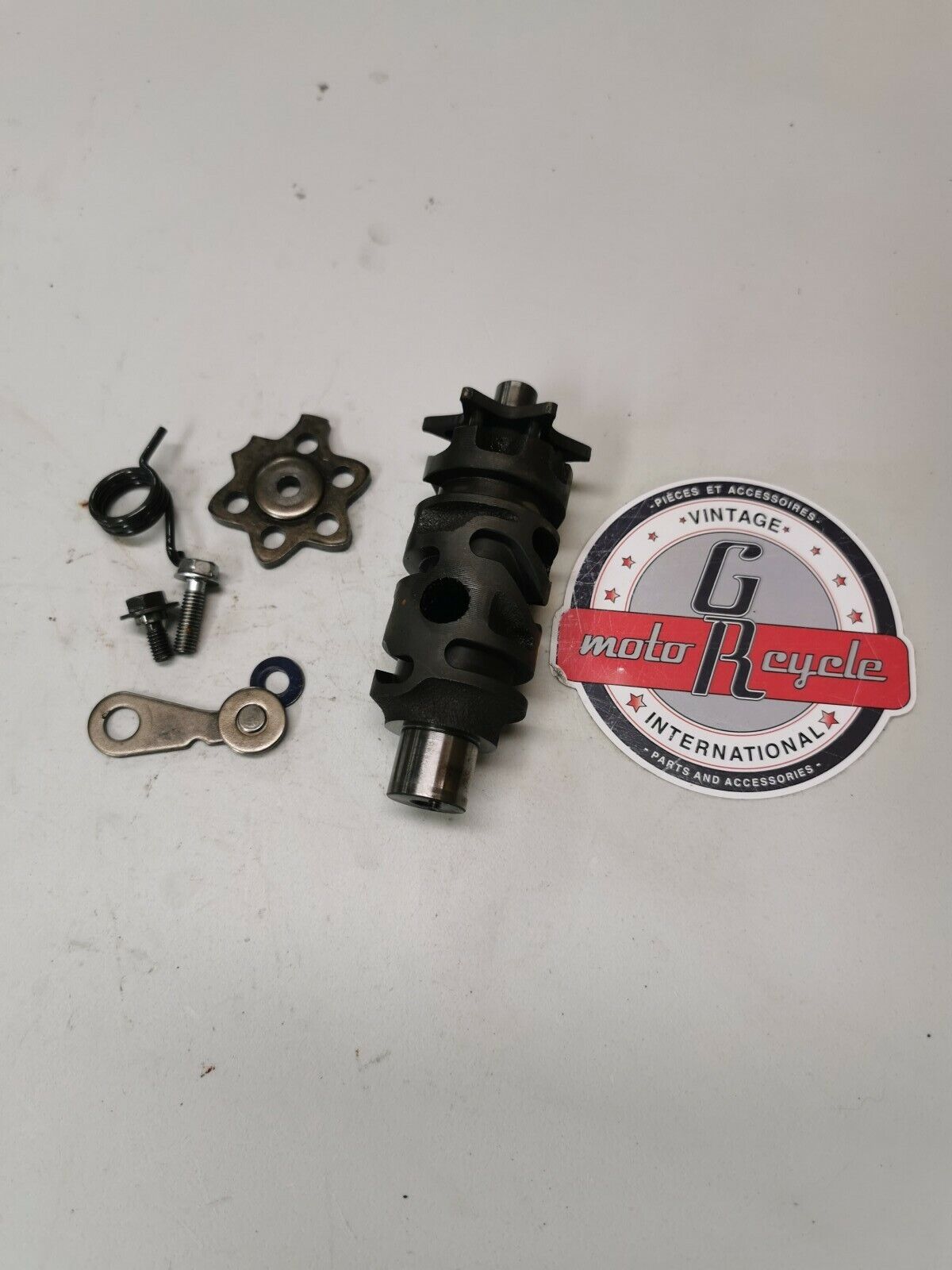 Honda XR200R 1984 transmission gearshift gear shift drum cam arm stopper 2
