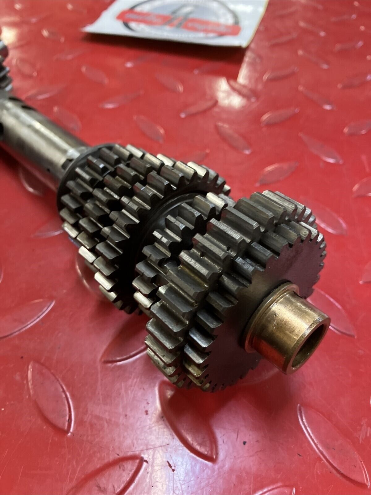 Kawasaki G4TR 1972 transmission mainshaft countershaft main counter shaft gear