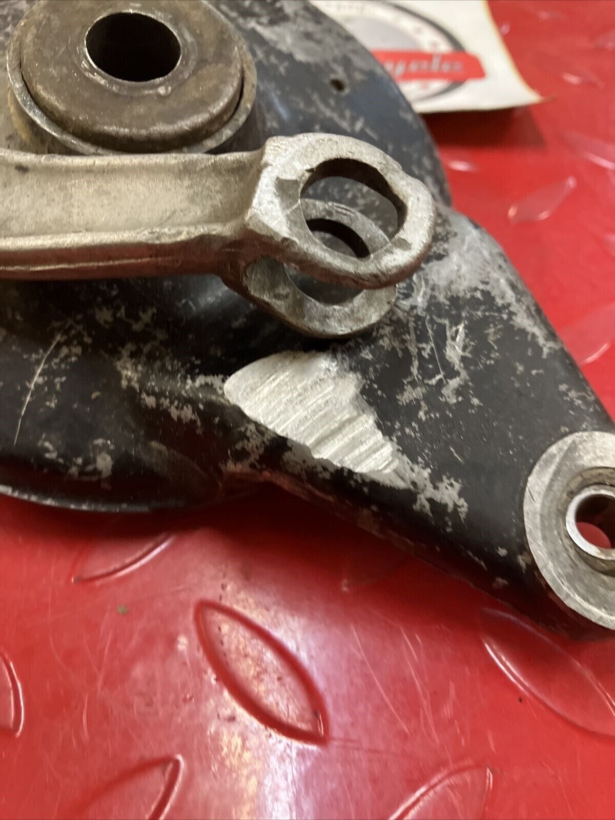 Suzuki RM125 1982 rear brake panel drum hub lever arm 1981
