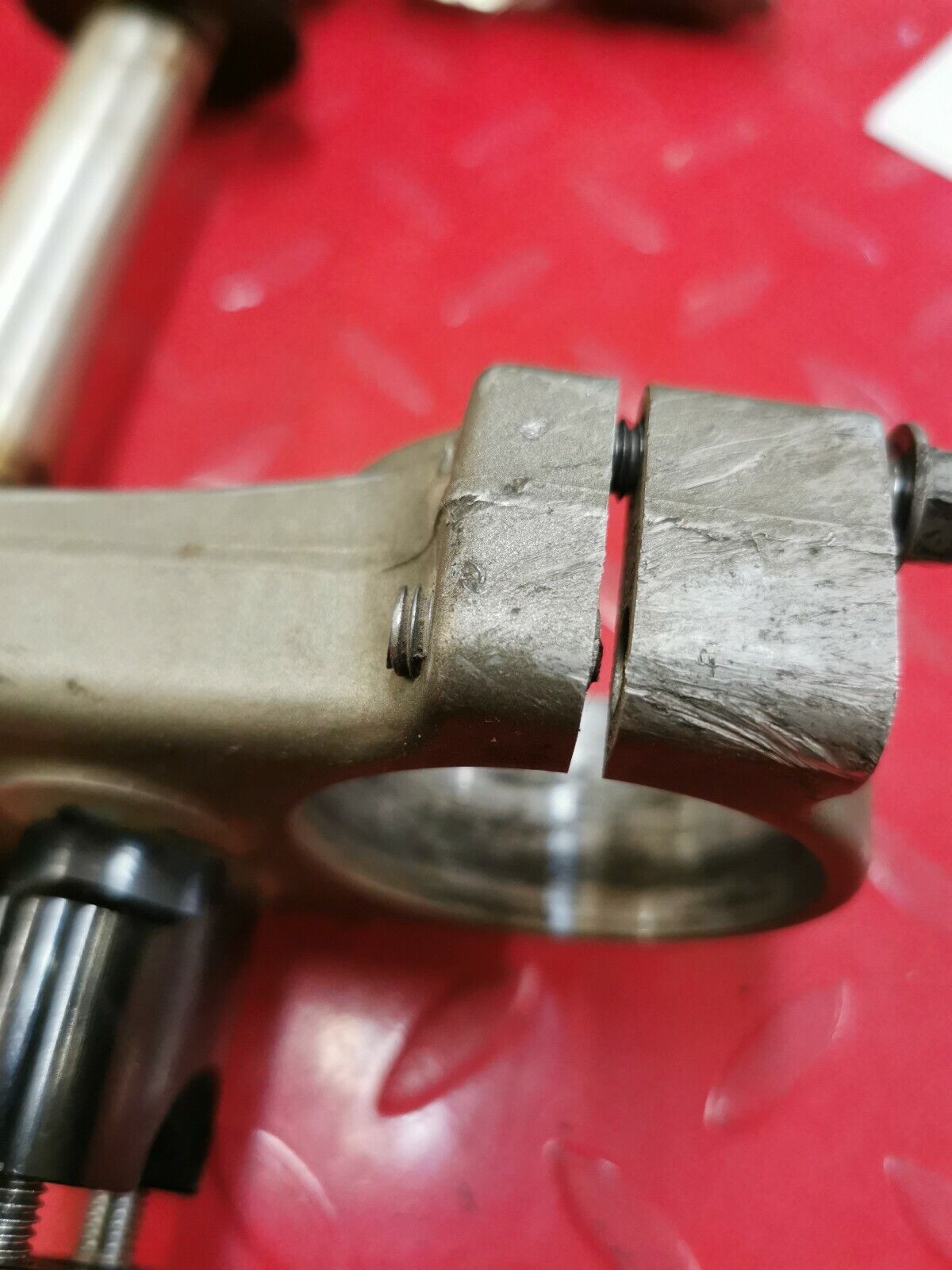 Yamaha YZ250F 2008 steering stem triple clamp tree 5XC-23340-P0-00