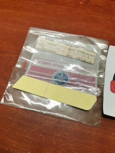 NOS Yamaha 1976 DT125 GT80 OIL TANK EMBLEM "ENDURO" 393-21787-20-00 Y132