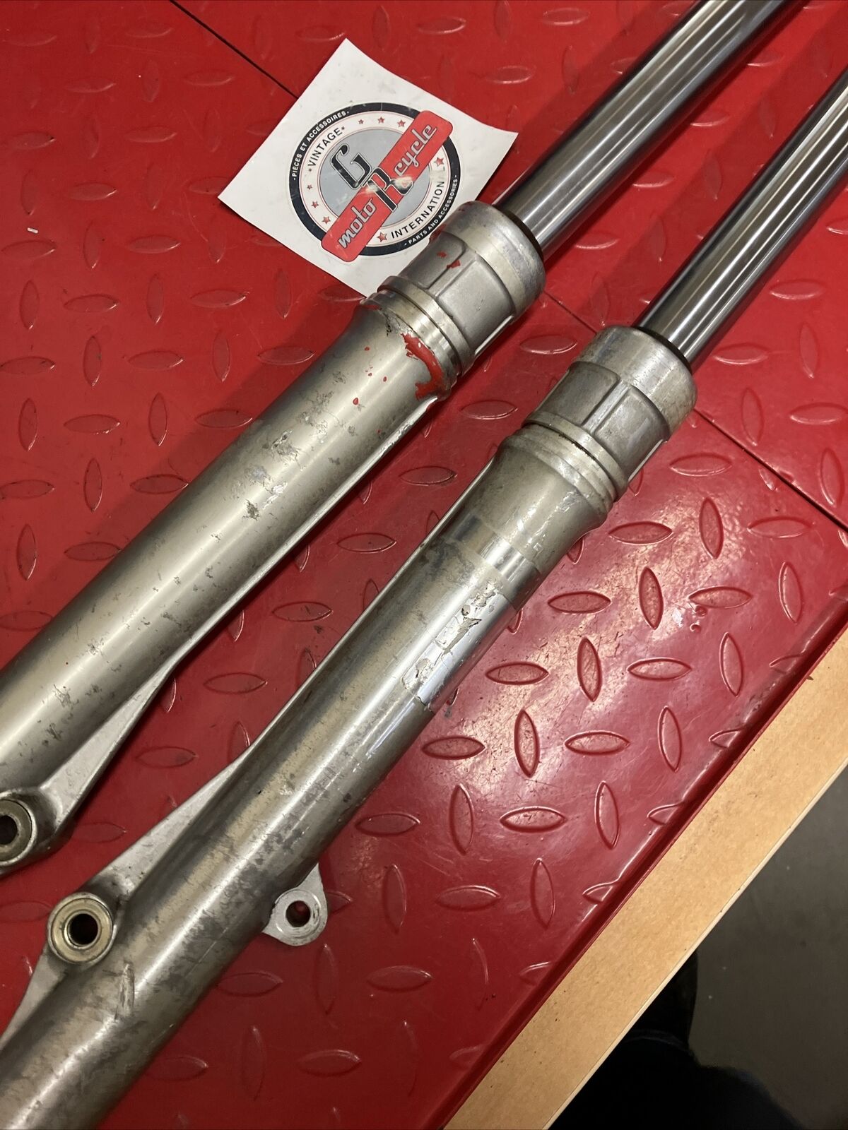 Kawasaki KX125 1980 Front forks shock absorber damper suspension