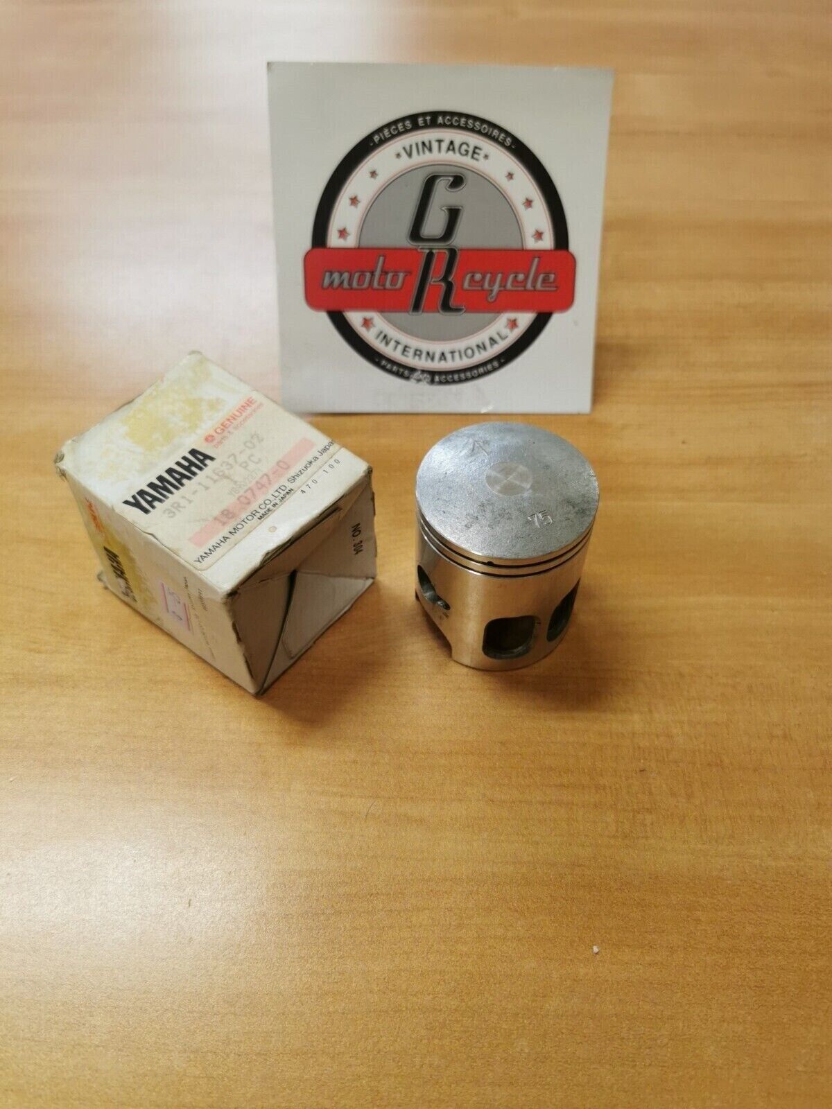 NOS YAMAHA YZ80 1980 PISTON 3 O/S 0.75 3R1-11637-02-00 Y45