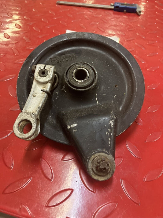 Suzuki RM125 1985 rear brake panel hub cover drum