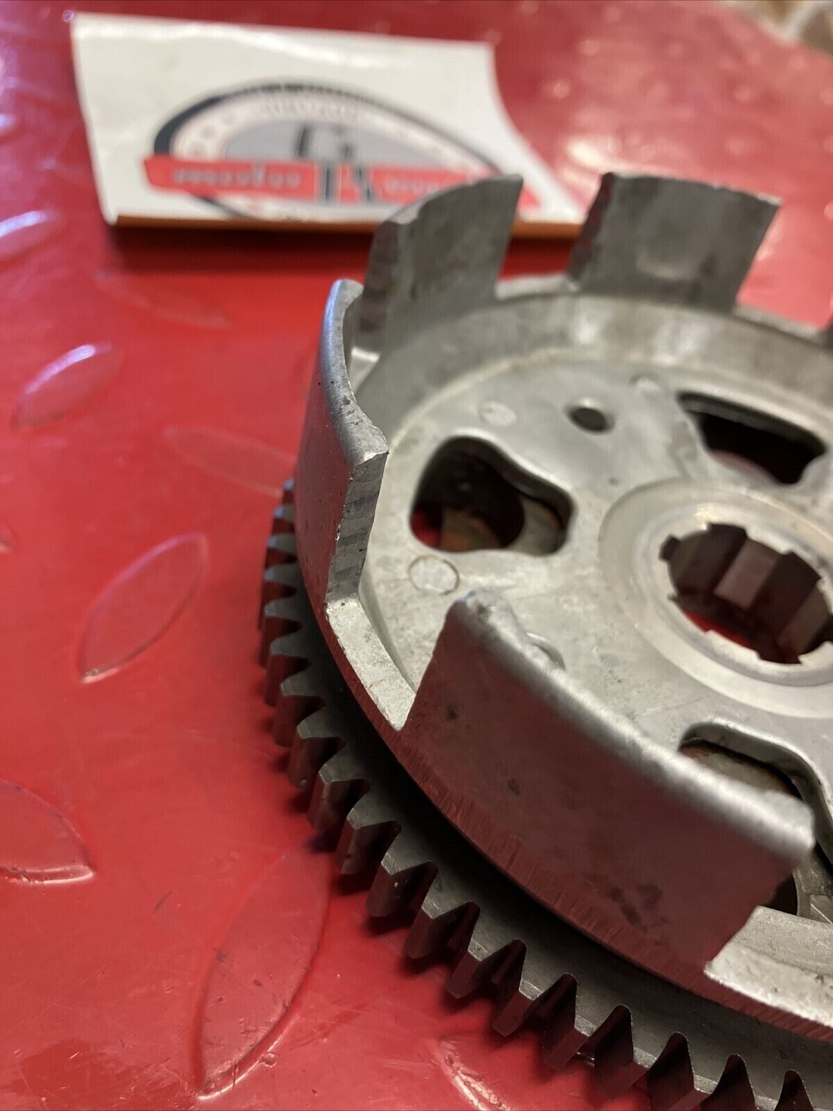 Honda XR75 1973 clutch basket hub pressure plate 1974 1975 1976
