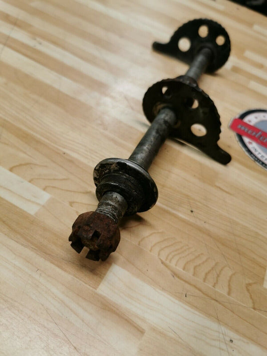 Yamaha MX175 1981 rear wheel axle bolt shaft adjuster collar 5X3-25381-00-00