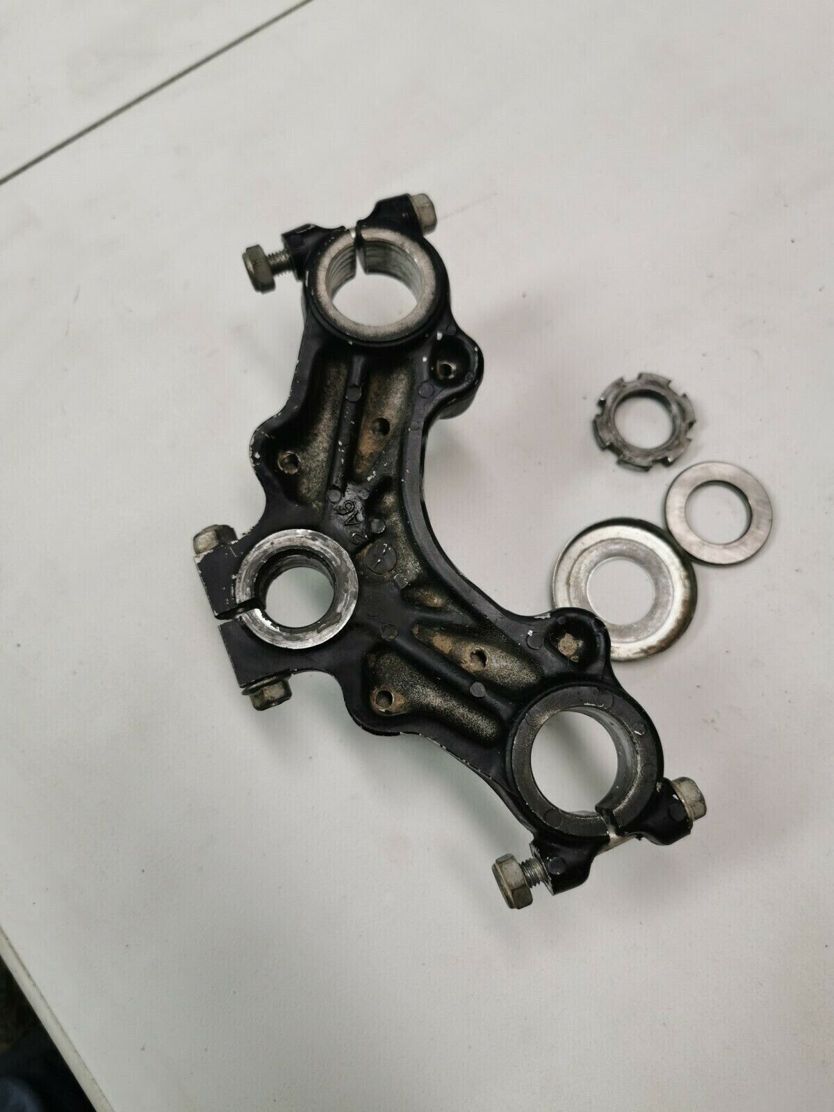 Yamaha DT125 1978 steering sten top crown triple clamp tree DT175