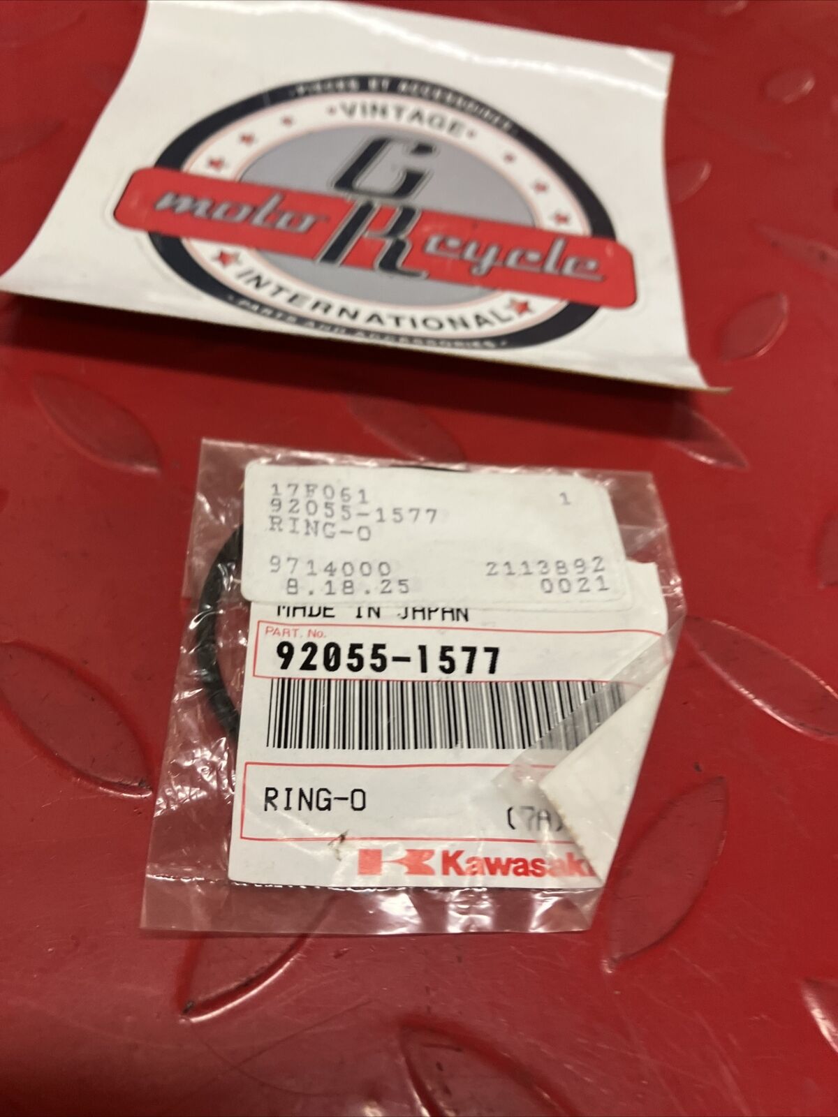 NEW NOS KAWASAKI O-RING 92055-1577 K14