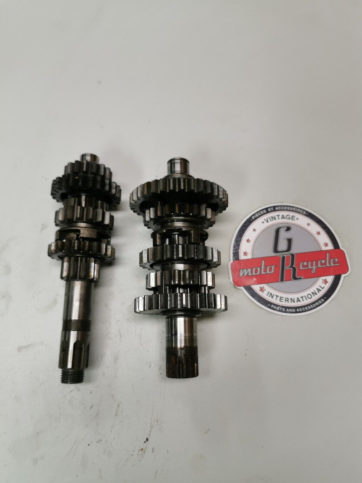 Suzuki DR200 1987 transmission mainshaft countershaft main counter shaft gear