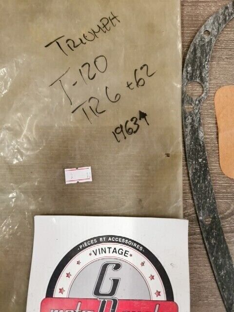 NOS TRIUMPH T120 TR6 1963 UP PRIMARY CHAINCASE GASKET A5