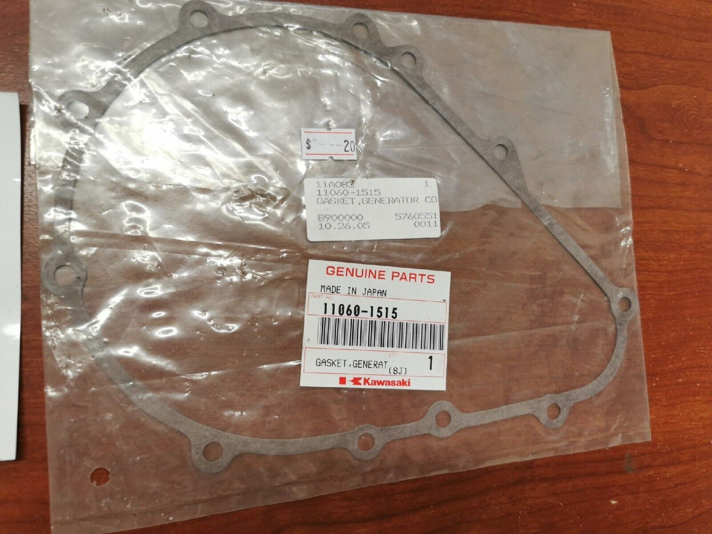 NOS Kawasaki Z440 GASKET GENERATOR COVER 11060-1515 K2