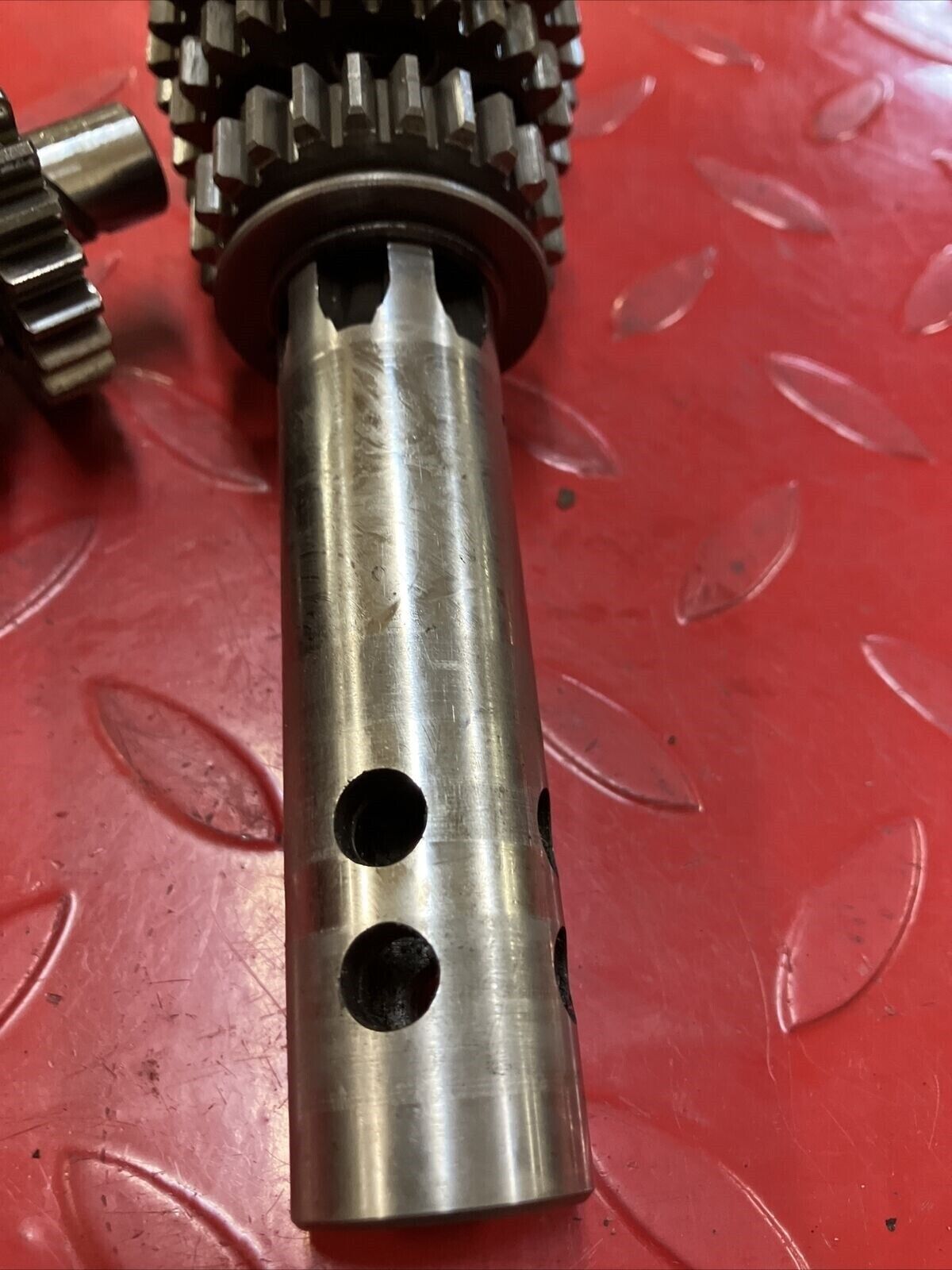 Kawasaki G4TR 1972 transmission mainshaft countershaft main counter shaft gear