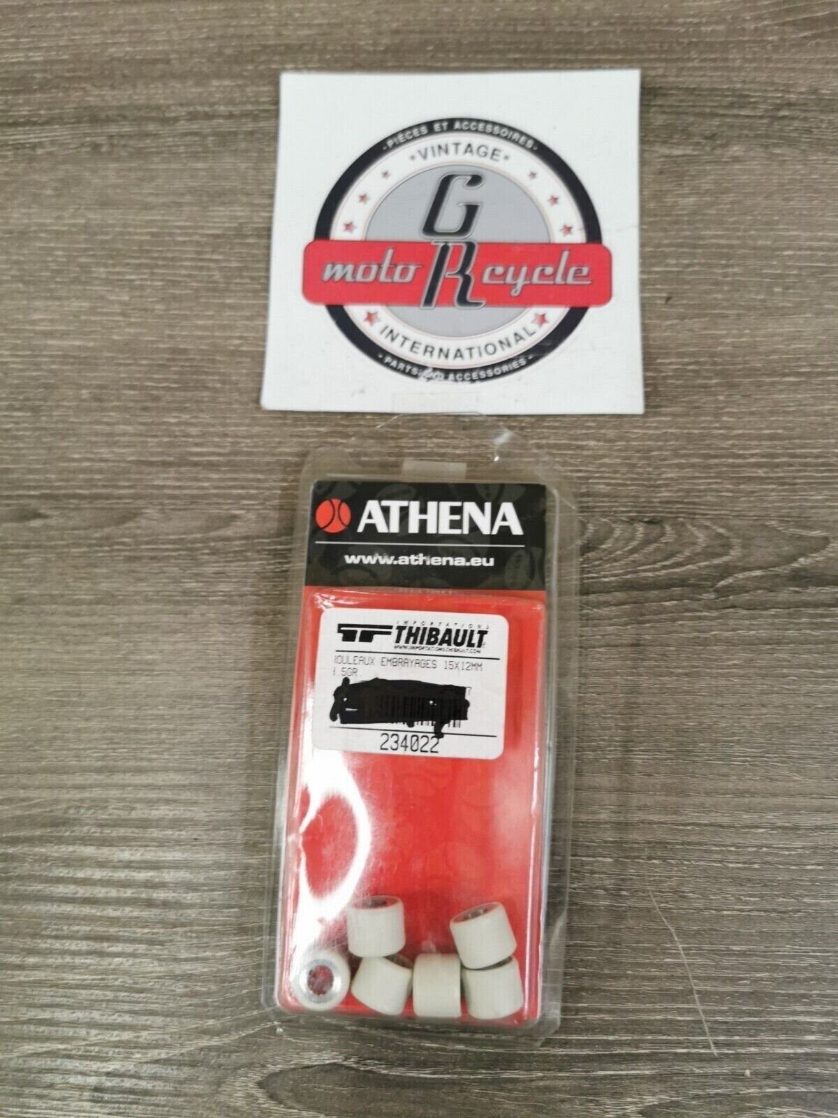 NOS ATHENA YW50F BWS50  Roller Kit Qty 6  15 x 12   3.5 g  S41000030P001 J32