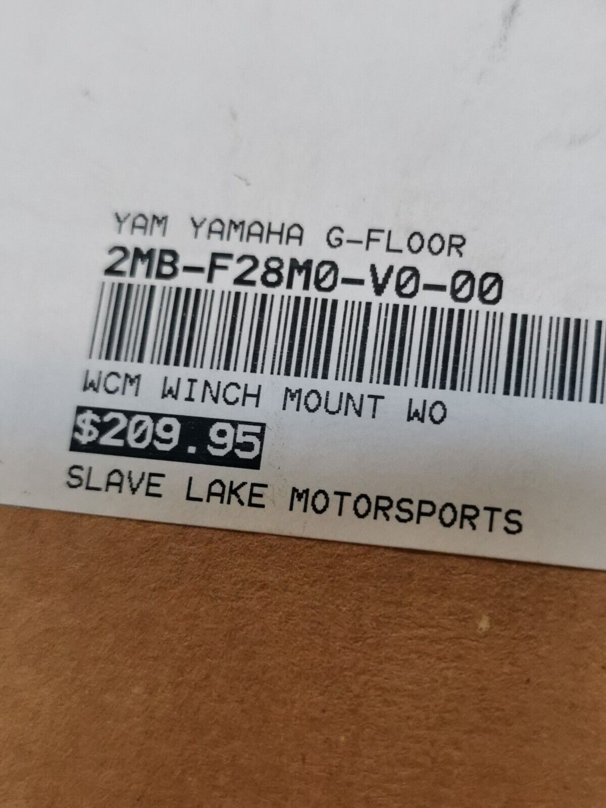 NOS YAMAHA WINCH MOUNT KIT WOLVERINE WARN 94293 2MB-F28M0-V0-00