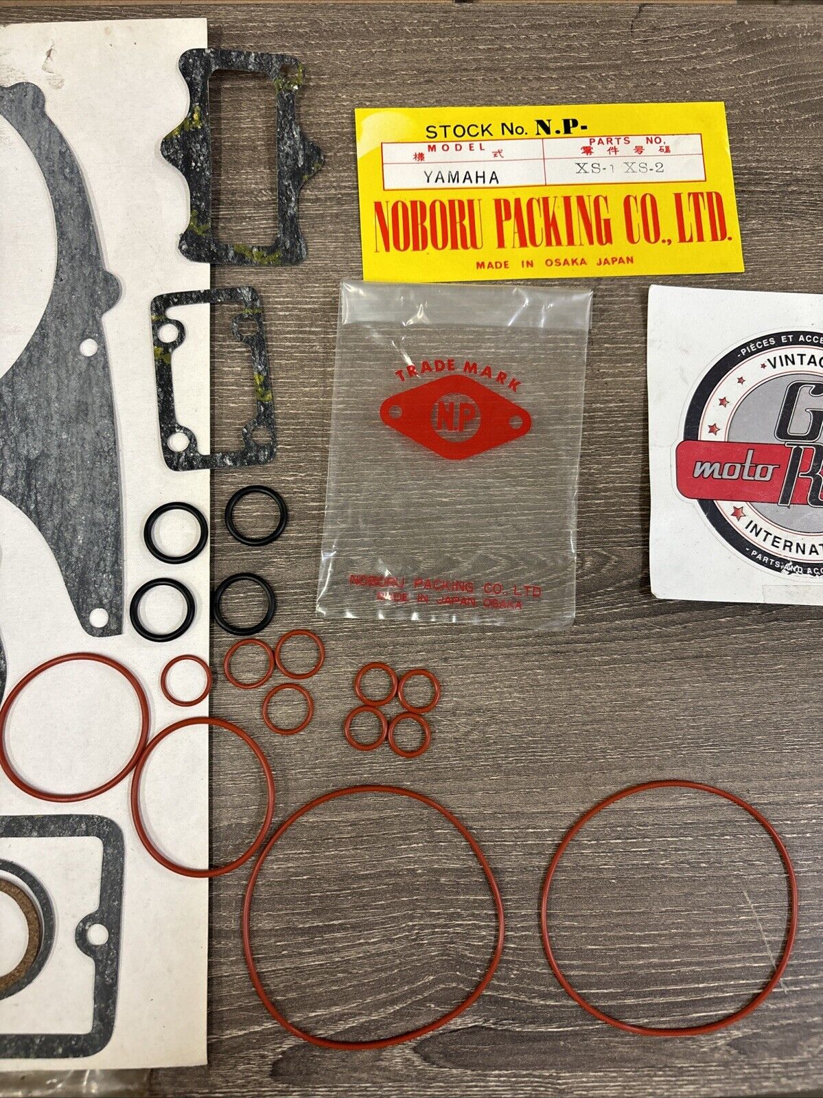 NOS N.P XS1 XS2 GASKET KIT INCOMPLETE J63