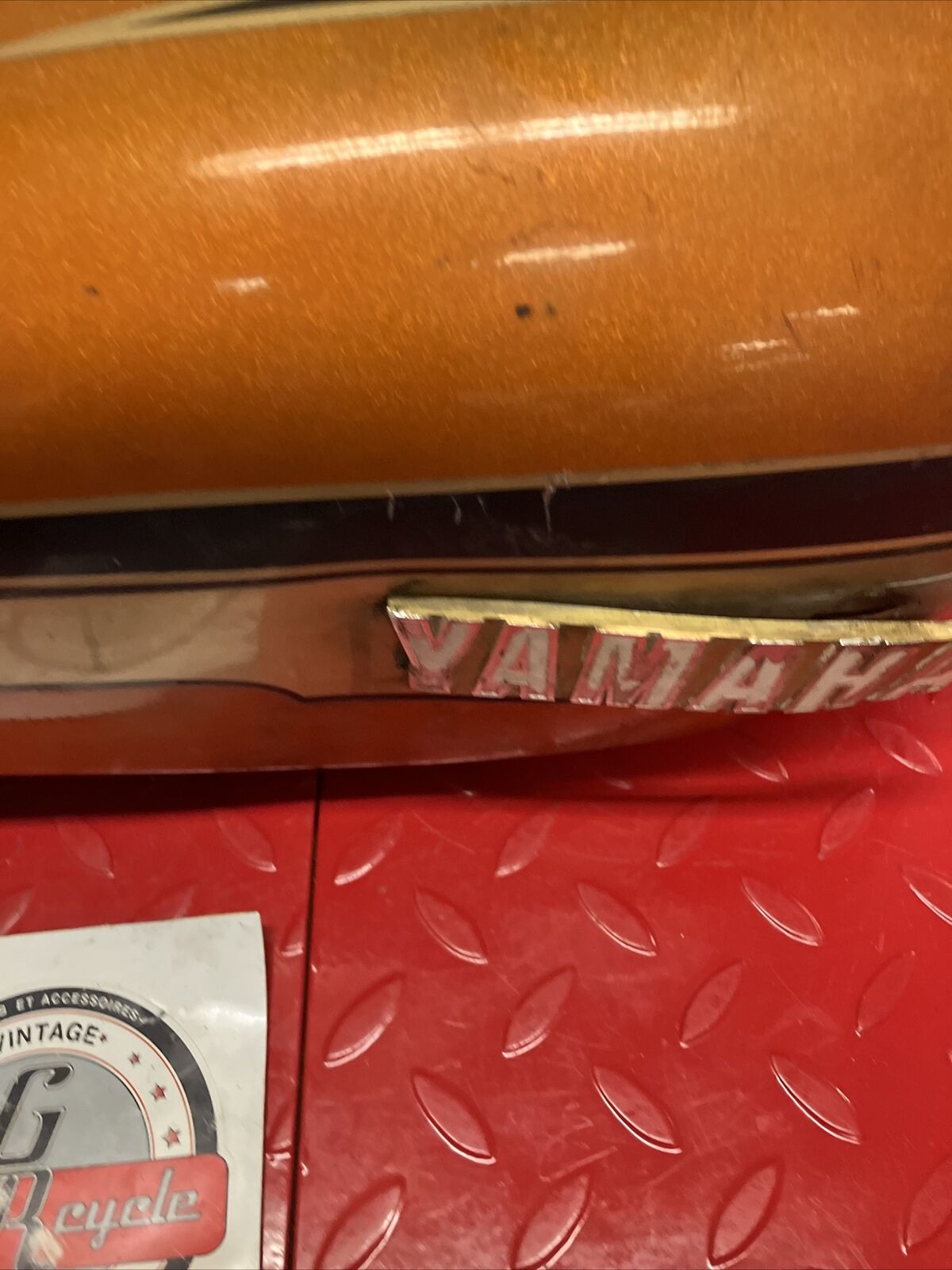 Yamaha TX750 1973 Fuel tank gas petrol reservoir