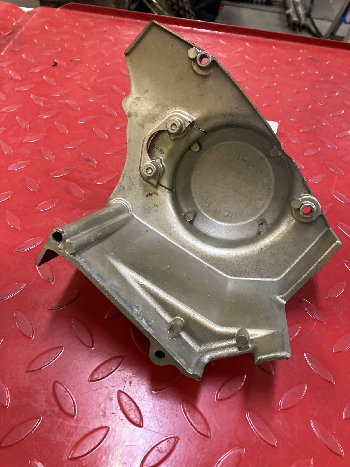 Kawasaki KZ1100 spectre 1982 1983 chain case bevel gear guard cover GOLD U1