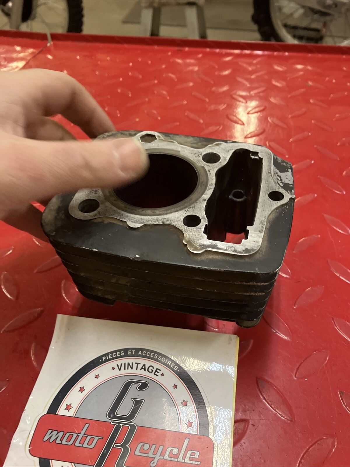 Honda XR80R 1986 cylinder jug barrel 47.5mm 1983 1984 1985 1987
