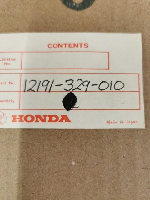 NOS HONDA SL250S XL250 1974 1975 GASKET CYLINDER 12191-329-010 H100